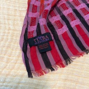 Soft, cotton scarf/wrap.